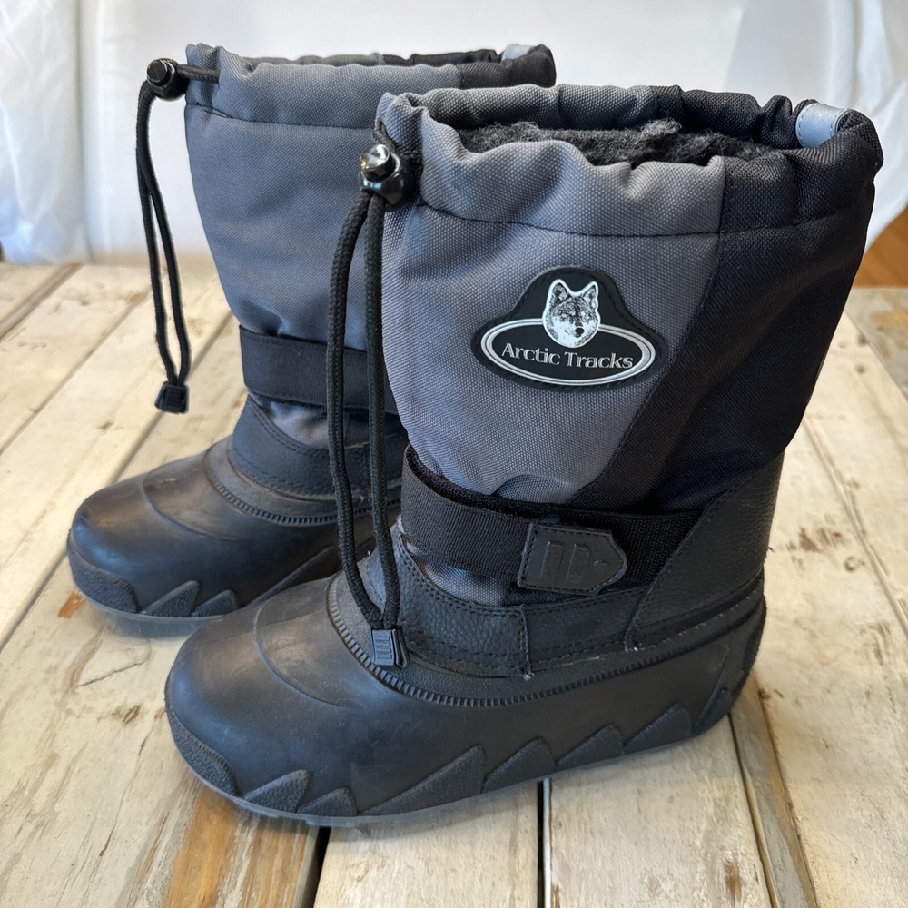 Artic Tracks Womens Ski Snow Boots Unisex Size‎ 5 BLACK  Preowned Good Condition